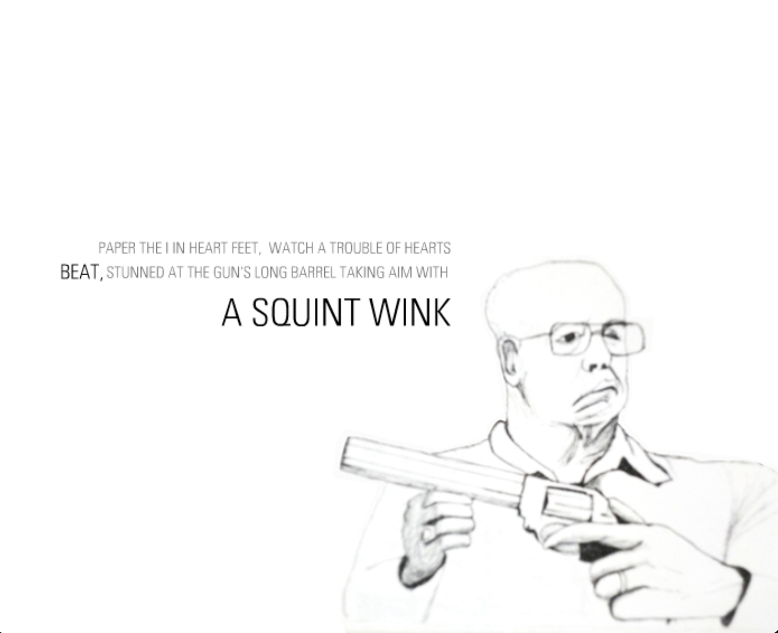 squintwink: a collabo with poet Michael Rerick for the University of Arizona Poetry Center